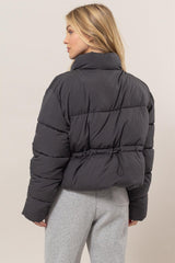HYFVE Pufferjacke mit gesteppter Rückseite und Kordelzug
