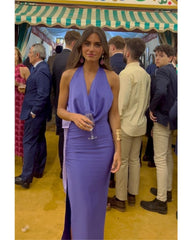 2024ss sexy halter party dress