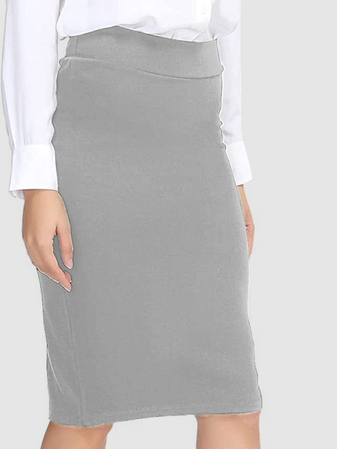 Wickelrock mit hoher Taille