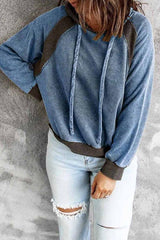 Morning Coffee Vintage Patchwork Hoodie