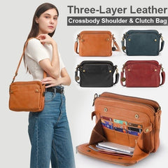 🔥Schneller Ausverkauf 49 % RABATT auf Crossbody-Schultertaschen und Clutches aus Leder 