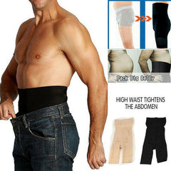 Men Slimming Body Shaper Waist Trainer High Waist Shaper