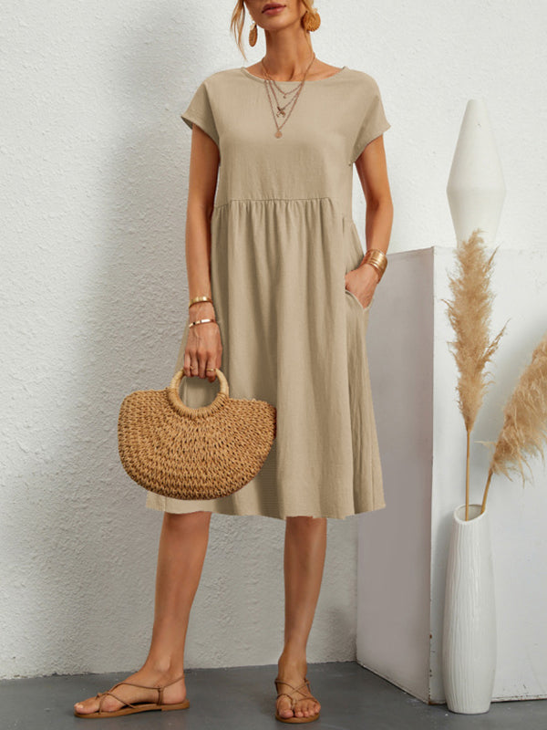 Holidays Printed Graceful Cascading Ruffles Dress