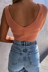 Evans Ribbed Knit Tank