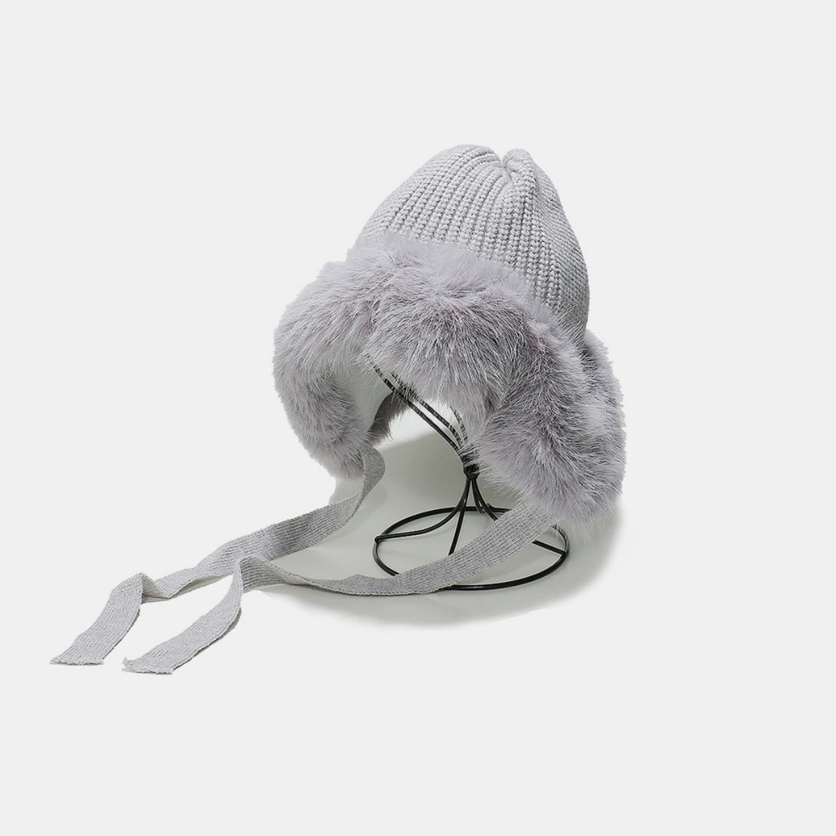 Thermo-Wintermütze mit Bindeband und Flausch
