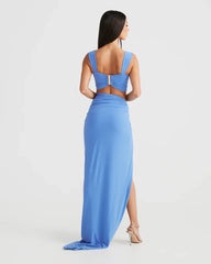 2024ss sexy looped skewered party dress
