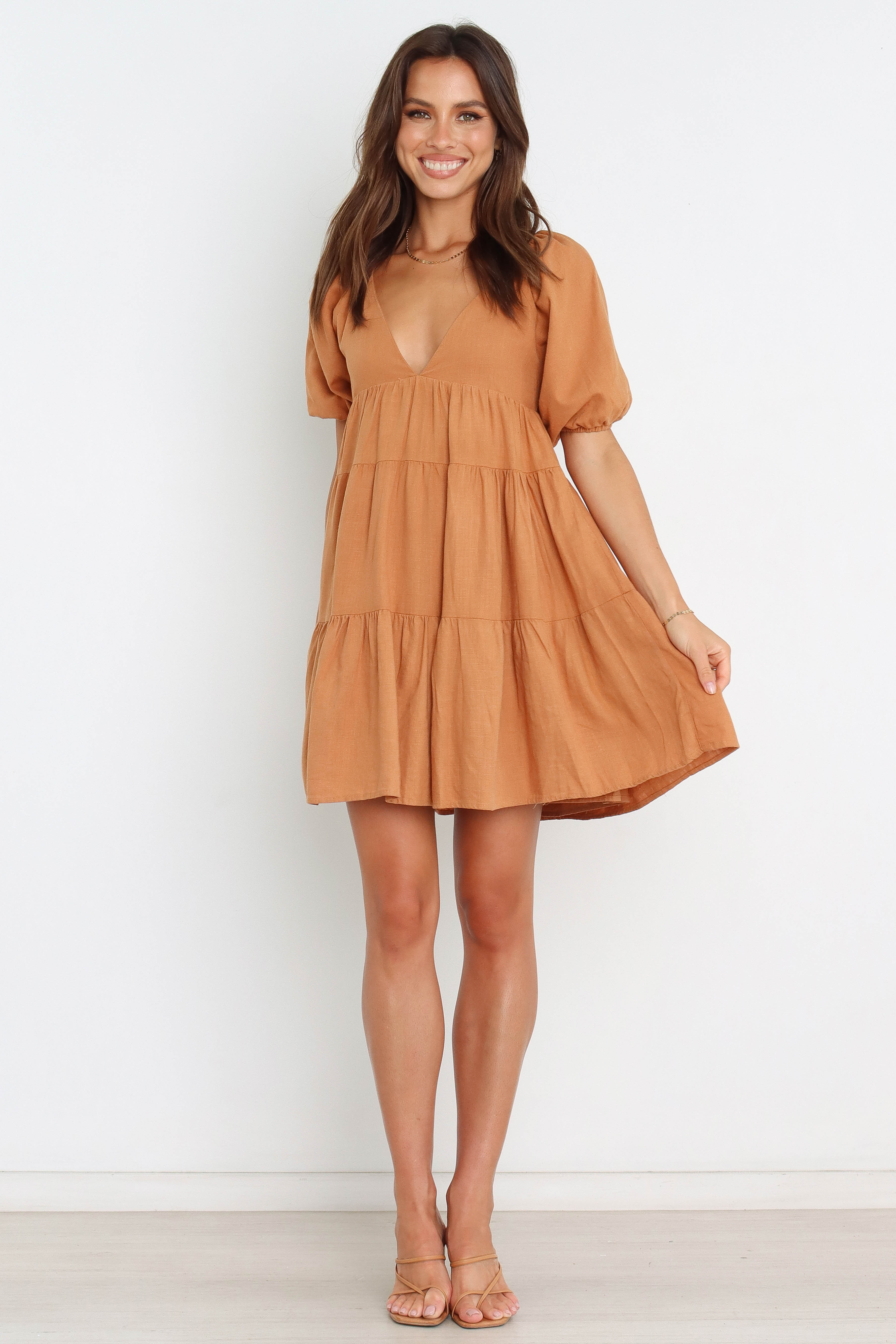Lorey Dress - Tan