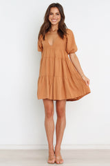 Lorey Dress - Tan