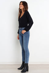 Lucy Knit Sweater - Black