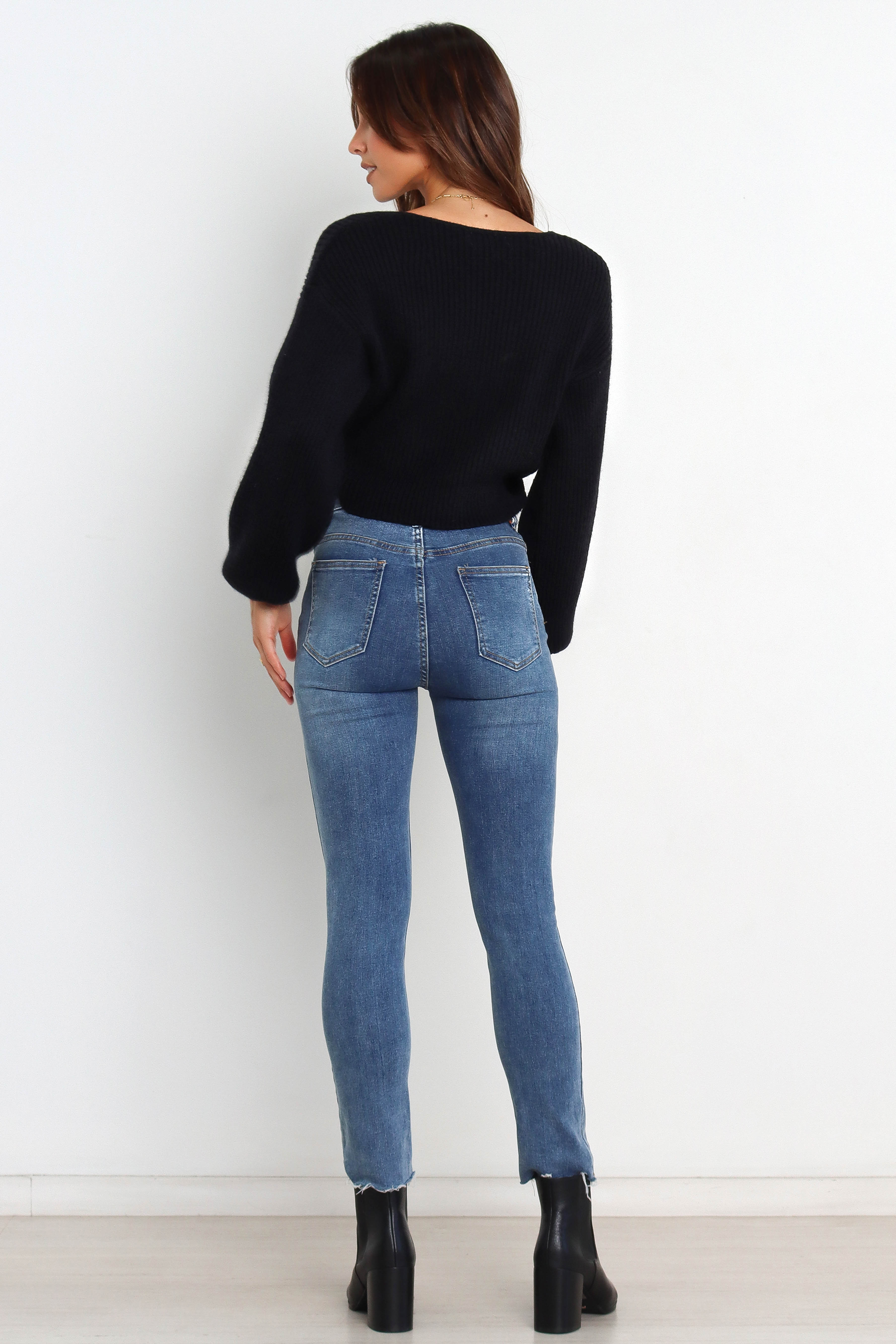 Lucy Knit Sweater - Black