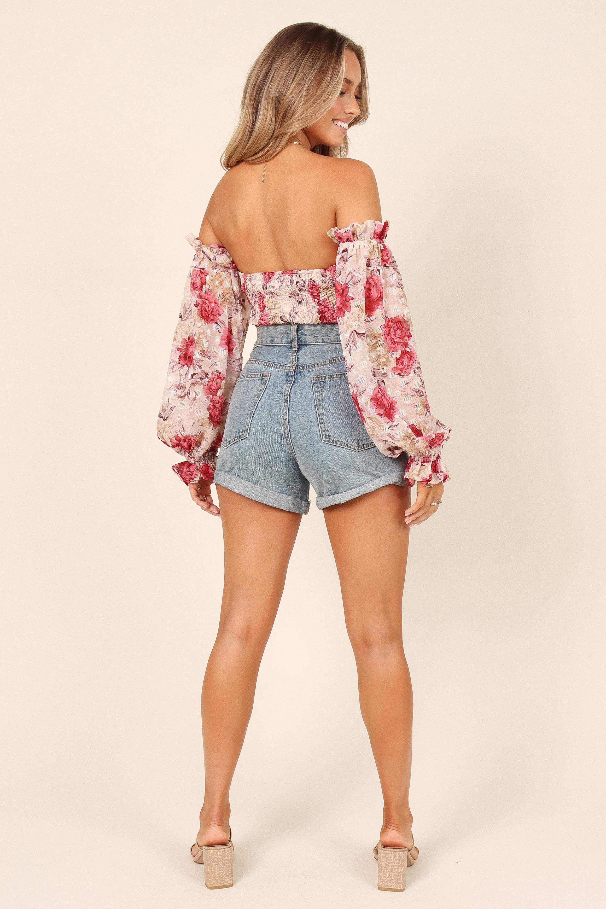 Florence Bodysuit - Red Floral