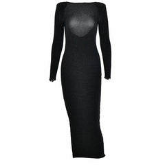 Shimmery Sequin High Split One Shoulder Sophisticated Gown Maxi Dress - Royal Blue